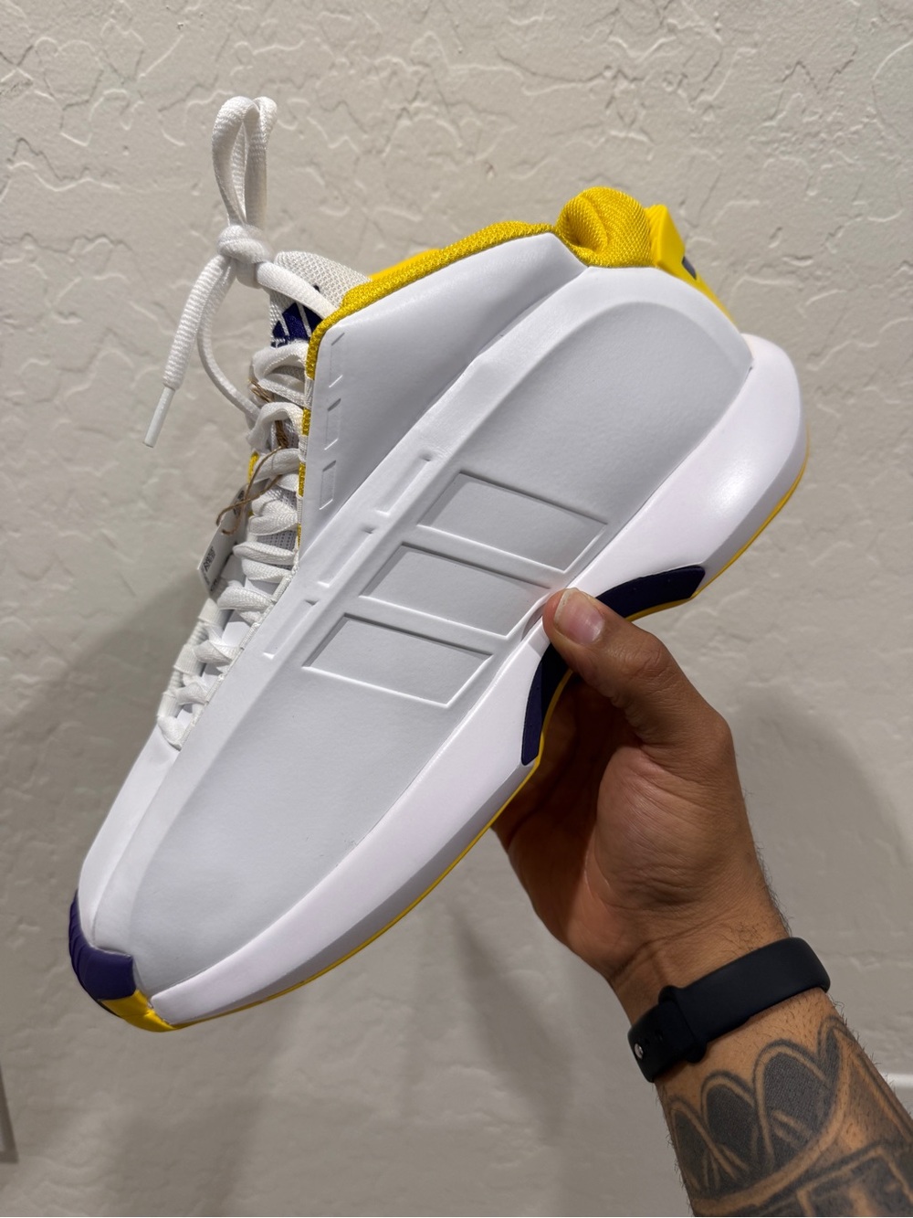 Adidas Crazy 1 Lakers Home Size 13 GY8947 New Without Box